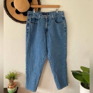 Vintage Venezia High Waisted Straight Leg Mom Jeans